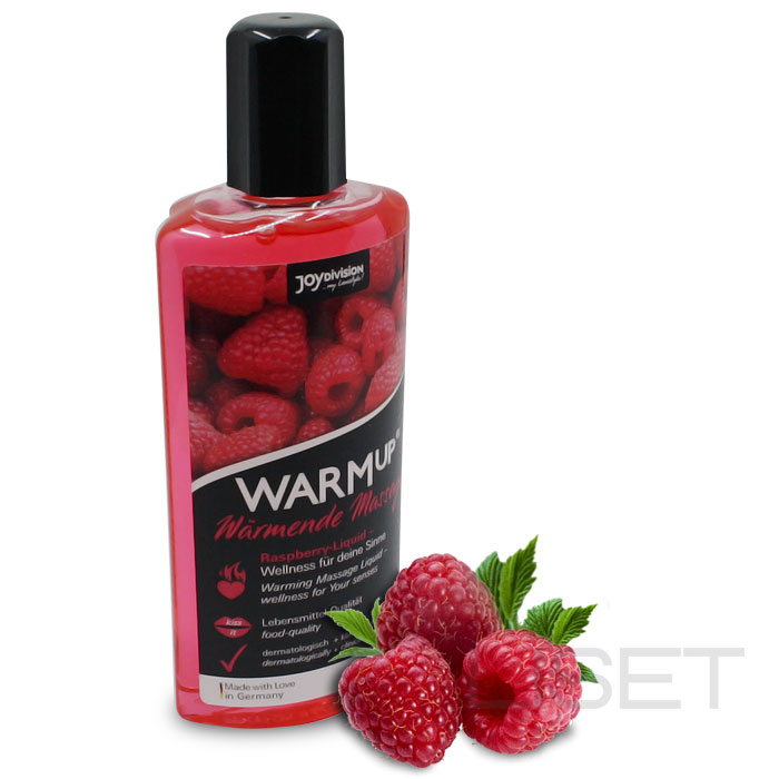 Massaažiõli JoyDivision WarmUP 150 ml vaarikas