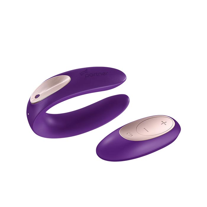 Paaride vibraator Satisfyer Double Plus puldiga