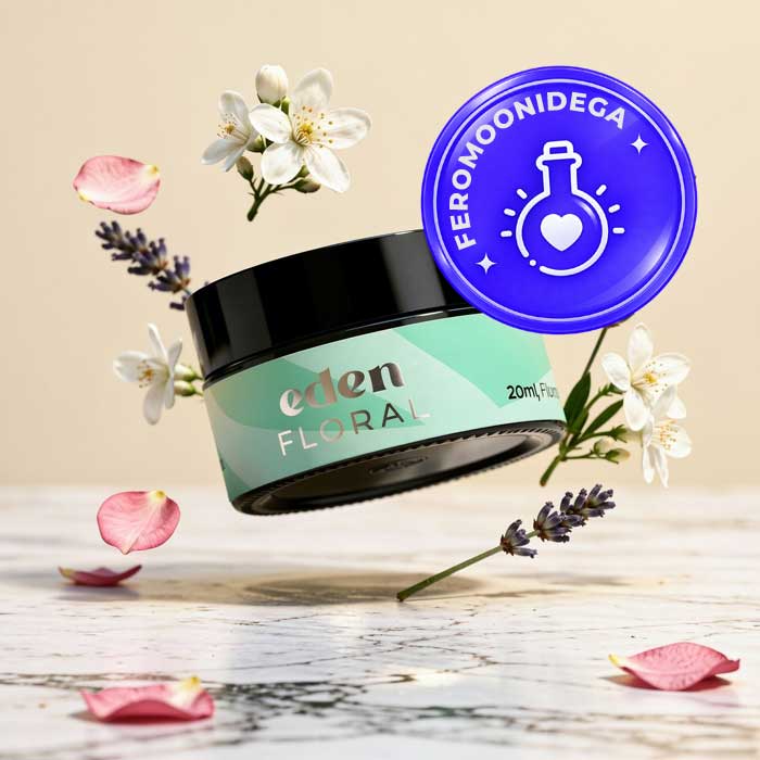 CRUSHIOUS Eden Floral feromoonidega massaaziküünal (lillede aroom) 20 ml