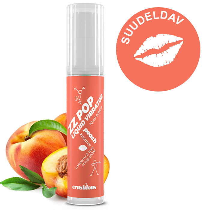 CRUSHIOUS ZZ Pop vedel vibraator (virsik) 10 ml