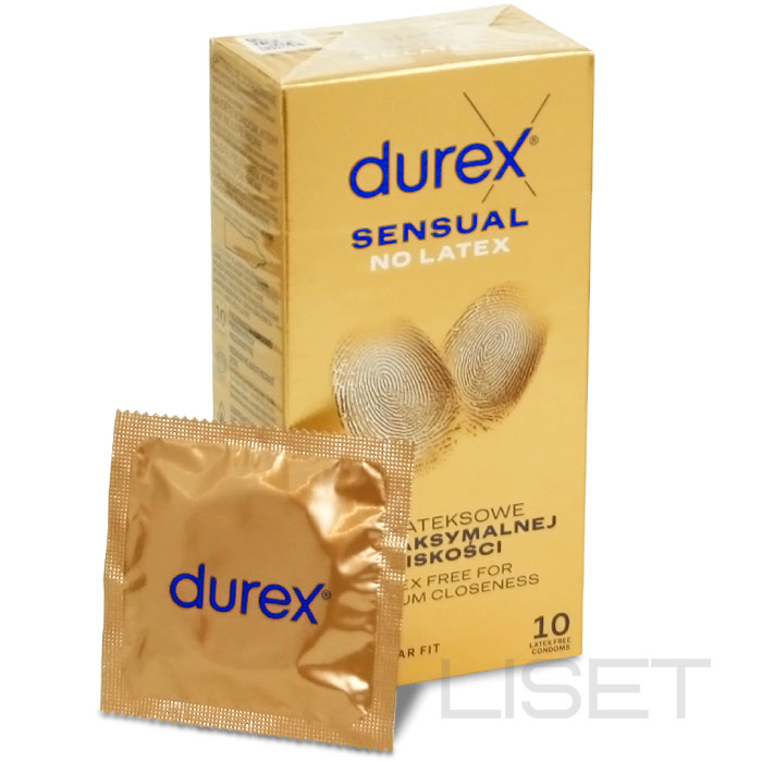 DUREX Sensual NO LATEX 10 tk