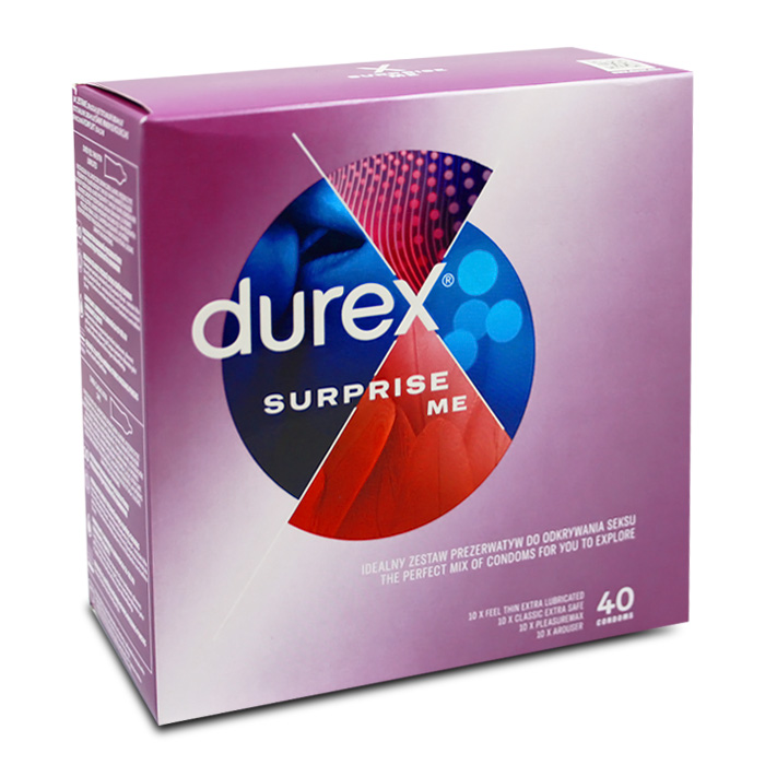 DUREX Surprise Me Set 40 tk