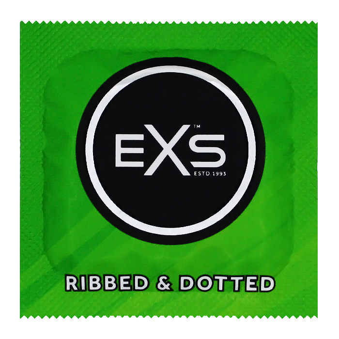 EXS Ribbed and Dotted 1 kondoom