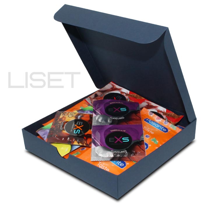 LISET Blue Box TASTE 30 kondoomi