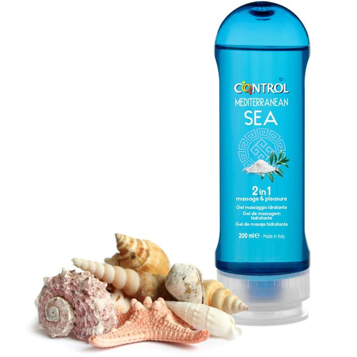 Massaažigeel CONTROL 2 in 1 - sidrun ja sandlipuu 200 ml