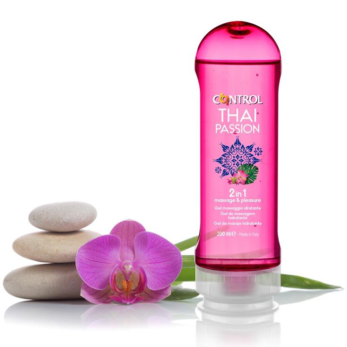 Massaažigeel CONTROL 2 in 1 - lillelõhn 200 ml