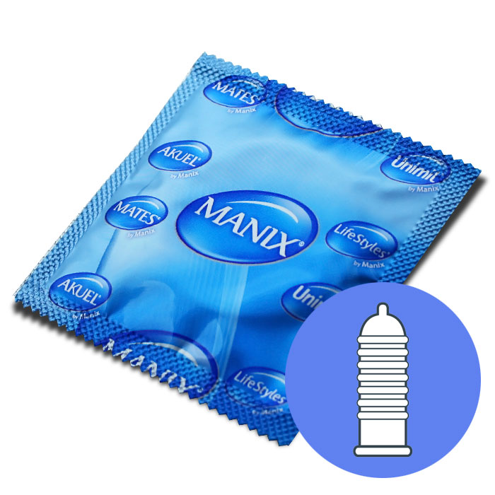 Mates by Manix Ribbed kondoom