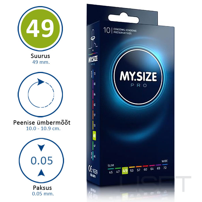 MY SIZE PRO 49 kondoomid 10 tk