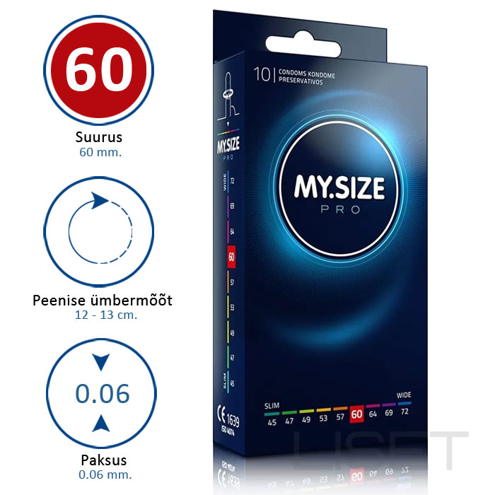 MY SIZE PRO 60 kondoomid 10 tk