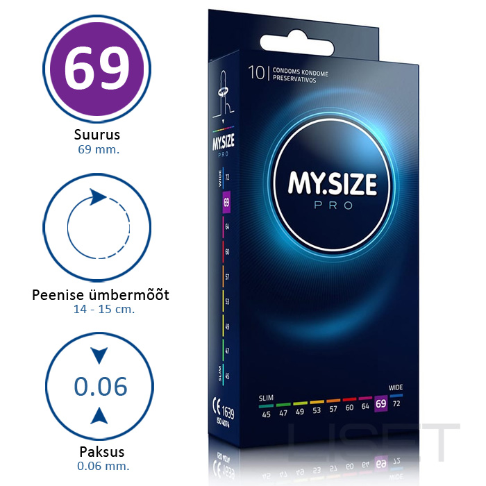 MY SIZE PRO 69 kondoomid 10 tk