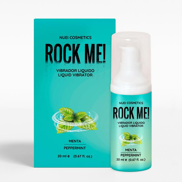 NUEI Rock Me! vedel vibraator (piparmünt) 20 ml