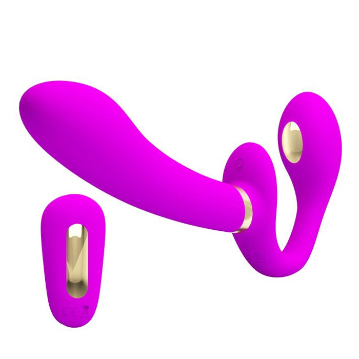 Rihmadeta vibratsiooniga strap-on PRETTYLOVE Thunderbird