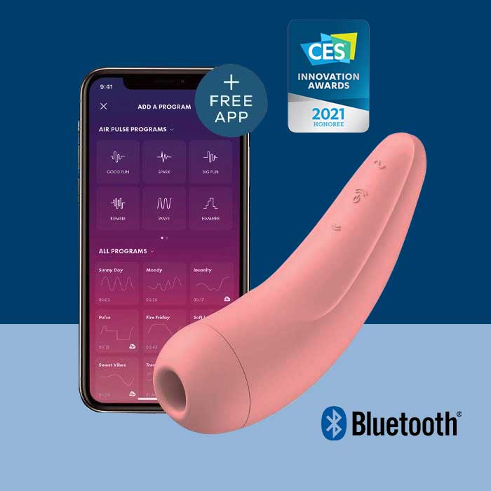 Satisfyer Curvy 2+ õhkstimulaator ja vibraator