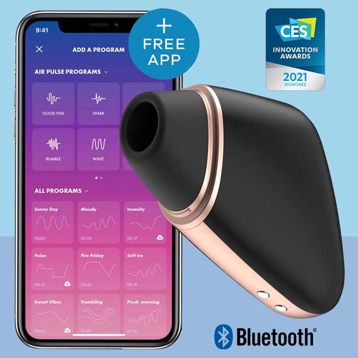 Satisfyer Love Triangle õhkstimulaator ja vibraator