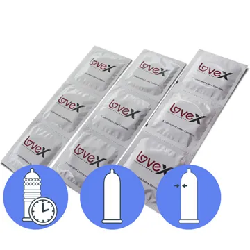 LOVEx MIX kondoomid 9 tk