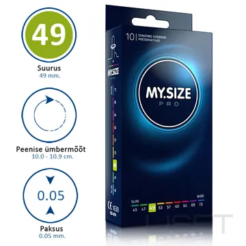 MY SIZE PRO 49 kondoomid 10 tk