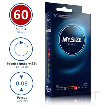 MY SIZE PRO 60 kondoomid 10 tk