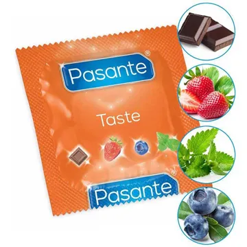 PASANTE maitsetega kondoomid 8 tk