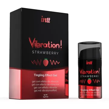 Vedel vibraator INTT Strawberry 15 ml
