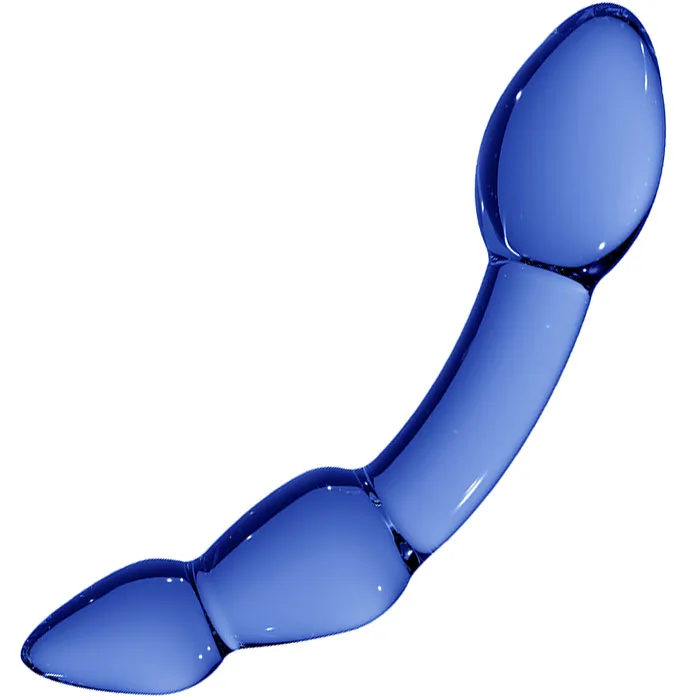 Klaasist dildo Chrystalino Superior sinine - foto 2