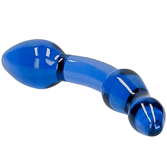 Klaasist dildo Chrystalino Superior sinine - foto 3
