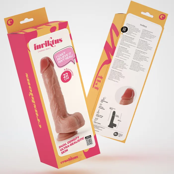 Ülirealistlik dildo CRUSHIOUS INVIKTUS 22 cm 43 cm - foto 10