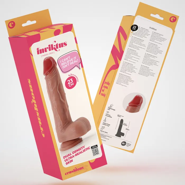 Ülirealistlik dildo CRUSHIOUS INVIKTUS 23 cm 42 cm - foto 10