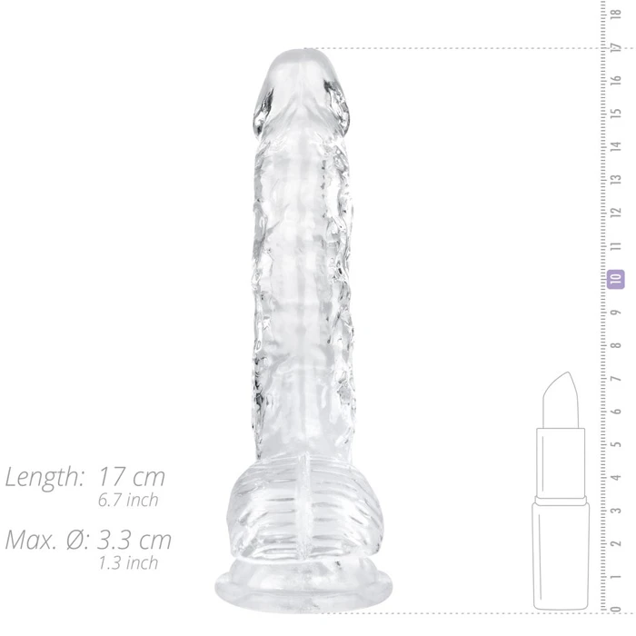 EasyToys Jelly Dildo pehme painduv ja sile realistlik dildo 17 cm - foto 8