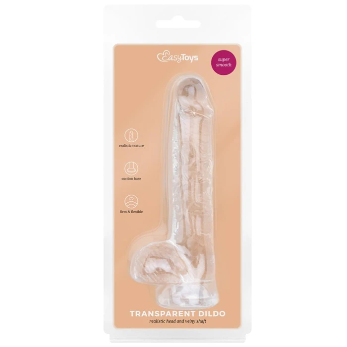 EasyToys Jelly Dildo pehme painduv ja sile realistlik dildo 17 cm - foto 9