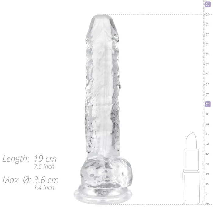 EasyToys Jelly Dildo pehme painduv ja sile realistlik dildo 19 cm - foto 8