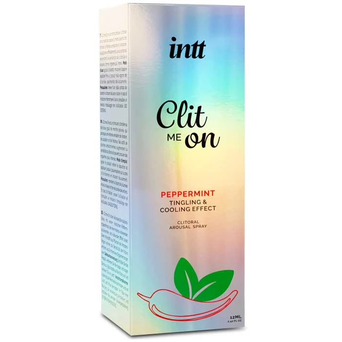 INTT Clit Me On Peppermint vedel vibraator piparmündi maitsega 12 ml - foto 2